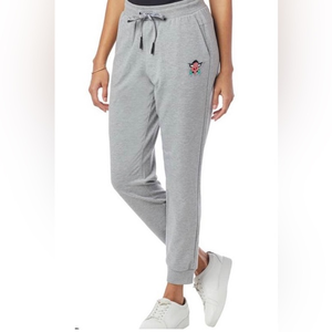 NWT Badgley Mischka Drawstring French
Terry Gray‎ Cartoon Jogger Pants Size M